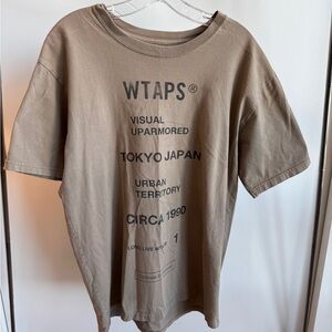 WTAPS Circa Tee. Mens Size Large T Shirt.